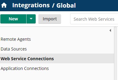 Web Service Connections